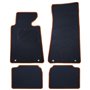ALFOMBRA A MEDIDA BMW E34 SERIE 5 (1988-1996) 5PZ RIBETE AMARILLO