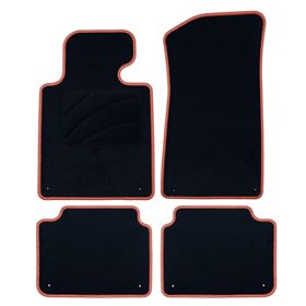 ALFOMBRA A MEDIDA OCC DESIGN BMW E46 CABRIO (2000-2007) 5 PZ NARANJA