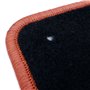 ALFOMBRA A MEDIDA OCC DESIGN BMW E46 CABRIO (2000-2007) 5 PZ NARANJA