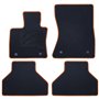 ALFOMBRA A MEDIDA BMW E70 X5 (2007-2013) 5PZ RIBETE AMARILLO