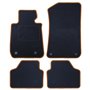 ALFOMBRA A MEDIDA BMW E84 X1 (2009-2015) 5PZ RIBETE AMARILLO