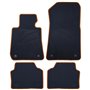 ALFOMBRA A MEDIDA BMW E91 SERIE 3 TOURING (2005-2012) 5PZ RIBETE AMARILLO