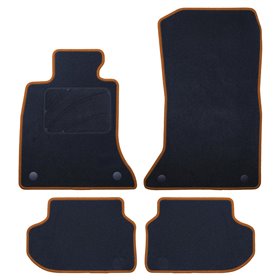 ALFOMBRA A MEDIDA BMW F11 SERIE 5 TOURING FACELIFT (2013-2017) 5PZ RIBETE AMARILLO
