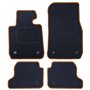 ALFOMBRA A MEDIDA BMW F22 SERIE 2 COUPE (2014-2019) 5PZ RIBETE AMARILLO