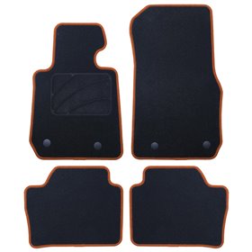 ALFOMBRA A MEDIDA BMW F31 SERIE 3 TOURING (2012-2019) 5PZ RIBETE AMARILLO