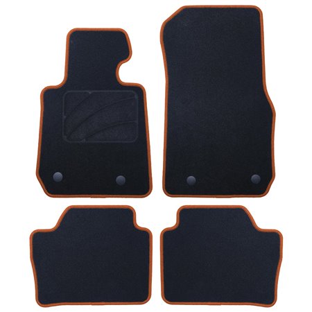 ALFOMBRA A MEDIDA BMW F31 SERIE 3 TOURING (2012-2019) 5PZ RIBETE AMARILLO