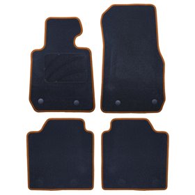 ALFOMBRA A MEDIDA BMW F34 SERIE 3 GT (2013-PRESENTE) 5PZ RIBETE AMARILLO