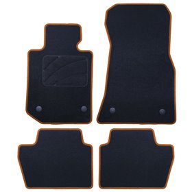ALFOMBRA A MEDIDA BMW G22 SERIE 4 COUPE (2020 - ) 5PZ RIBETE AMARILLO