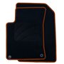 ALFOMBRA A MEDIDA CITROEN C3 (2009-2016) 5PZ RIBETE NARANJA