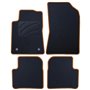ALFOMBRA A MEDIDA CITROEN C3 (2016-PRESENTE) 5PZ RIBETE AMARILLO
