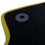 ALFOMBRA A MEDIDA CITROEN C3 AIRCROSS (2017-PRESENTE) 5PZ RIBETE AMARILLO