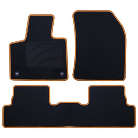 ALFOMBRA A MEDIDA CITROEN DS7 (2018-PRESENTE) CP RIBETE AMARILLO