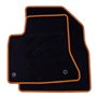 ALFOMBRA A MEDIDA CITROEN GRAND C4 PICASSO (2006-2013) 7PZ C/P RIBETE NARANJA