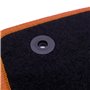 ALFOMBRA A MEDIDA CITROEN GRAND C4 PICASSO (2006-2013) 7PZ C/P RIBETE NARANJA