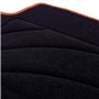 ALFOMBRA A MEDIDA CITROEN GRAND C4 PICASSO (2006-2013) 7PZ C/P RIBETE NARANJA