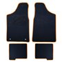 ALFOMBRA A MEDIDA CITROEN SAXO (1996-2003) 5PZ RIBETE AMARILLO