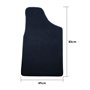 ALFOMBRA A MEDIDA CITROEN SAXO (1996-2003) 5PZ RIBETE AMARILLO
