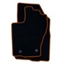 ALFOMBRA A MEDIDA DACIA DUSTER (2014-2018) 5PZ RIBETE NARANJA