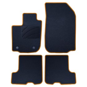 ALFOMBRA A MEDIDA DACIA SANDERO (2016-PRESENTE) 5PZ RIBETE AMARILLO