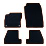 ALFOMBRA A MEDIDA FORD FOCUS III (2011-2015) 5PZ RIBETE NARANJA