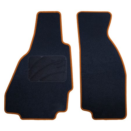 ALFOMBRA A MEDIDA FERRARI 328 (1985 - 1990) 2PZ RIBETE AMARILLO