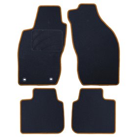 ALFOMBRA A MEDIDA FIAT MAREA (1996-2002) 5PZ O CP RIBETE AMARILLO