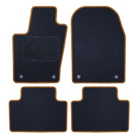 ALFOMBRA A MEDIDA JEEP GRAND CHEROKEE WK2 (2011 -PRESENTE) 5PZ RIBETE AMARILLO