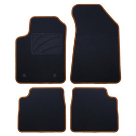 ALFOMBRA A MEDIDA LANCIA DELTA (2008-2014) 5PZ RIBETE AMARILLO