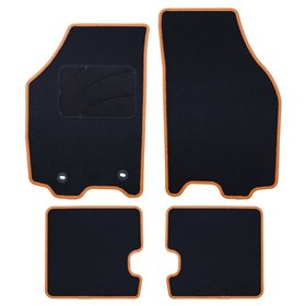 ALFOMBRA A MEDIDA LANCIA YPSILON (2006-2011) 5PZ RIBETE AMARILLO