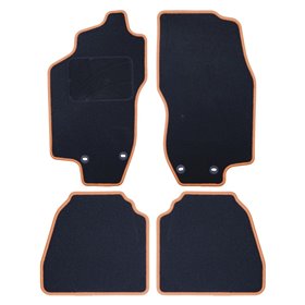 ALFOMBRA A MEDIDA LANCIA LYBRA (1999-2005) 5PZ C/P RIBETE AMARILLO