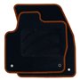 ALFOMBRA A MEDIDA LAND ROVER RANGE ROVER EVOQUE (2011-2019) 5PZ RIBETE NARANJA