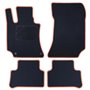 ALFOMBRA A MEDIDA MERCEDES X218 CLS SHOOTING BRAKE (2012-2019) 5PZ RIBETE AMARILLO