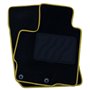 ALFOMBRA A MEDIDA MITSUBISHI ASX (2010-2016) 5PZ RIBETE AMARILLO