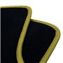 ALFOMBRA A MEDIDA MITSUBISHI ASX (2010-2016) 5PZ RIBETE AMARILLO