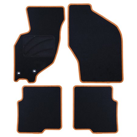 ALFOMBRA A MEDIDA MITSUBISHI SPACESTAR (1991-1998) 5PZ Y 7PZ RIBETE AMARILLO