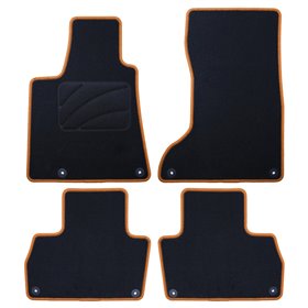 ALFOMBRA A MEDIDA MASERATI LEVANTE (DESDE 2016) 5PZ RIBETE AMARILLO