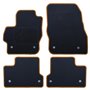 ALFOMBRA A MEDIDA MAZDA 3 (2009-2013) 5PZ RIBETE AMARILLO