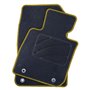 ALFOMBRA A MEDIDA MAZDA CX3 (2015-2018) 5PZ RIBETE AMARILLO