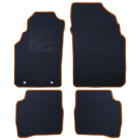 ALFOMBRA A MEDIDA NISSAN PRIMERA (1996-2002) 5 RIBETE AMARILLO