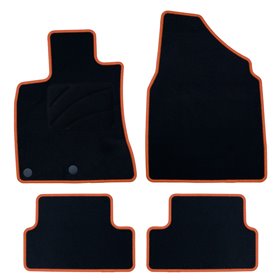 ALFOMBRA A MEDIDA OCC DESIGN NISSAN QASHQAI (2007-2013) 5 PZ NARANJA