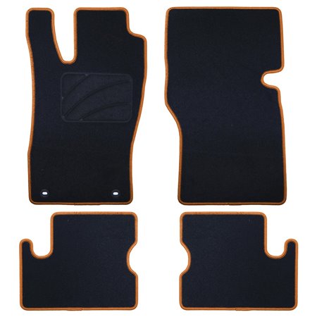 ALFOMBRA A MEDIDA OPEL ASTRA F (1991-1998) 5 RIBETE AMARILLO