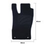 ALFOMBRA A MEDIDA OPEL ASTRA F (1991-1998) 5 RIBETE AMARILLO