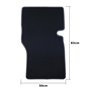 ALFOMBRA A MEDIDA OPEL ASTRA F (1991-1998) 5 RIBETE AMARILLO