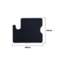 ALFOMBRA A MEDIDA OPEL ASTRA F (1991-1998) 5 RIBETE AMARILLO