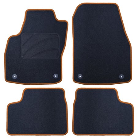 ALFOMBRA A MEDIDA OPEL ASTRA H TWINTOP CABRIO (2006-2011) 5 RIBETE AMARILLO