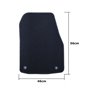 ALFOMBRA A MEDIDA OPEL ASTRA H TWINTOP CABRIO (2006-2011) 5 RIBETE AMARILLO