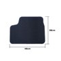 ALFOMBRA A MEDIDA OPEL ASTRA H TWINTOP CABRIO (2006-2011) 5 RIBETE AMARILLO