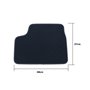 ALFOMBRA A MEDIDA OPEL ASTRA J FAMILIAR, 3 Y 5 PUERTAS (2009-2015) 5PZ RIBETE AMARILLO