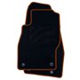 ALFOMBRA A MEDIDA OPEL CORSA D (2006-2014) 5PZ RIBETE NARANJA