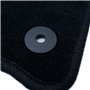 ALFOMBRA A MEDIDA OPEL CORSA D (2006-2014) 5PZ RIBETE NARANJA